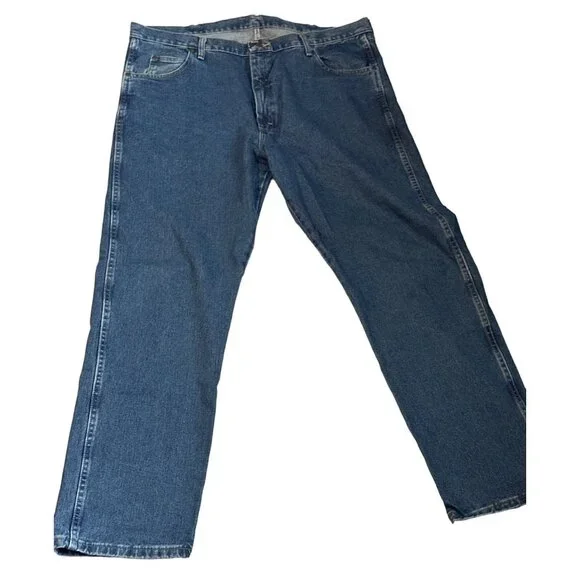 Wrangler Rugged Wear 35001AI Jeans Blue Men 42x32 Classic Fit 100% Cotton Denim